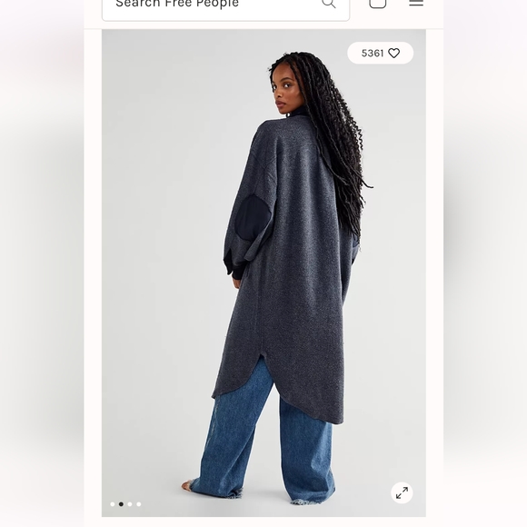 Free People Ruby shacket long XS - Picture 2 of 7